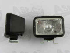 Scheinwerfer - Headlamp  H4 Eckig  167x107mm + Halter